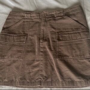 GAP Brown Mini Cargo Skirt for Casual Wear